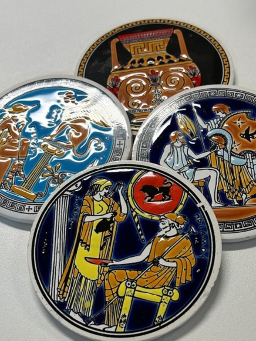 Handmade Greek Coasters